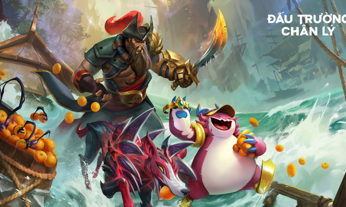 Một hình ảnh trong game Đấu trường chân lý.